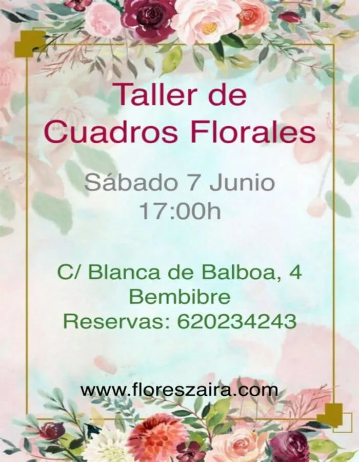 taller cuadros florales
