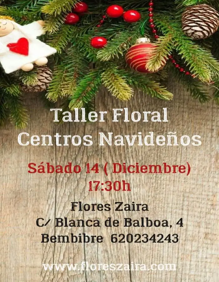 Talleres Florales taller centros navideños